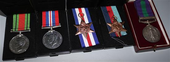 4 modern medals and a Cyprus medal